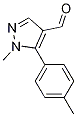 1-Methyl-5-p-tolyl-1H-pyrazole-4-carbaldehyde CAS#: 689250-61-1
