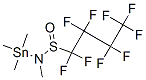 1,1,2,2,3,3,4,4,4-Nonafluoro-N-methyl-N-trimethylstannyl-1-butanesulfinamide CAS#: 41006-33-1