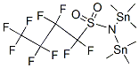 1,1,2,2,3,3,4,4,4-Nonafluoro-N,N-bis(trimethylstannyl)-1-butanesulfonamide CAS#: 41006-34-2