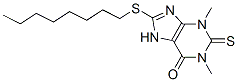 1,2,3,7-Tetrahydro-1,3-dimethyl-8-(octylthio)-2-thioxo-6H-purin-6-one CAS#: 4951-42-2