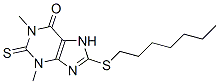1,3-Dimethyl-2,7-dihydro-8-(heptylthio)-2-thioxo-1H-purin-6(3H)-one CAS#: 4776-10-7