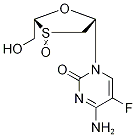 (-)-EMtricitabine S-Oxide (Mixture of DiastereoMers) CAS#: 152128-77-3
