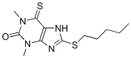 1,7-Dihydro-1,3-dimethyl-8-(pentylthio)-6-thioxo-2H-purin-2-one CAS#: 4791-37-1
