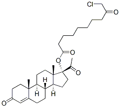 17-Hydroxyprogesterone 17-(9-oxo-10-chlorodecanoate) CAS#: 40946-49-4
