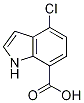 1H-Indole-7-carboxylic acid, 4-chloro- CAS#: 875305-77-4
