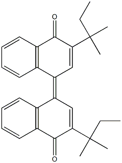 2-(1,1-diMethylpropyl)-4-[3-(1,1-diMethylpropyl)-4-oxo-1(4H)-naphthalenylidene]-1(4H)-Naphthalenone CAS#: 334634-19-4