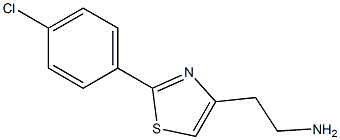 2-(2-(4-chlorophenyl)thiazol-4-yl)ethanaMine CAS#: 40361-70-4