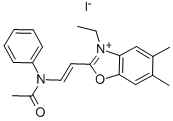 2-(2-N-ACETANILINO)VINYL-5,6-DIMETHYL-3-ETHYLBENZOXAZOLIUM IODIDE CAS#: 41729-43-5