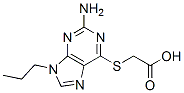 2-(2-amino-9-propyl-purin-6-yl)sulfanylacetic acid CAS#: 42204-31-9