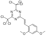 2-(2,4-DIMETHOXYSTYRYL)-4,6-BIS(TRICHLOROMETHYL)-1,3,5-TRIAZINE CAS#: 42880-08-0