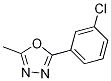 2-(3-chlorophenyl)-5-Methyl-1,3,4-oxadiazole CAS#: 41420-93-3