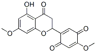 (-)-2-(3,4-Dihydro-5-hydroxy-7-methoxy-4-oxo-2H-1-benzopyran-2-yl)-5-methoxy-2,5-cyclohexadiene-1,4-dione CAS#: 41093-65-6