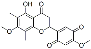 (-)-2-(3,4-Dihydro-5-hydroxy-7-methoxy-6,8-dimethyl-4-oxo-2H-1-benzopyran-2-yl)-5-methoxy-2,5-cyclohexadiene-1,4-dione CAS#: 41093-66-7