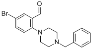 2-(4-BENZYL-1-PIPERAZINO)-5-BROMO-BENZALDEHYDE CAS#: 883512-03-6
