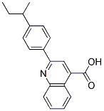 2-(4-SEC-BUTYL-PHENYL)-QUINOLINE-4-CARBOXYLIC ACID CAS#: 350997-42-1