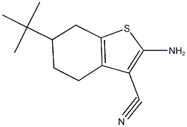2-AMINO-6-TERT-BUTYL-4,5,6,7-TETRAHYDRO-1-BENZOTHIOPHENE-3-CARBONITRILE CAS#: 42159-76-2
