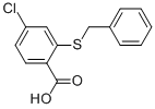 2-(BENZYLTHIO)-4-CHLOROBENZOIC ACID CAS#: 40183-35-5
