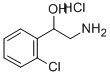2-HYDROXY-2-(2-CHLOROPHENYL)ETHYLAMINE HYDROCHLORIDE CAS#: 40570-86-3