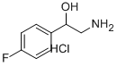 2-HYDROXY-2-(4-FLUOROPHENYL)ETHYLAMINE HYDROCHLORIDE CAS#: 403-28-1