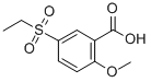 2-Methoxy-5-(ethylsulfonyl)benzoic acid CAS#: 4840-63-5