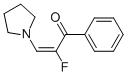 2-Propen-1-one, 2-fluoro-1-phenyl-3-(1-pyrrolidinyl)- (9CI) CAS#: 41343-09-3