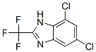 2-(Trifluoromethyl)-5,7-dichloro-1H-benzoimidazole CAS#: 4228-88-0