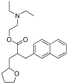 2-(diethylamino)ethyl tetrahydro-alpha-(2-naphthylmethyl)furan-2-propionate CAS#: 41359-72-2