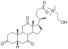 (2-hydroxyethyl)trimethylammonium (5beta)-3,7,12-trioxocholan-24-oate CAS#: 4201-78-9