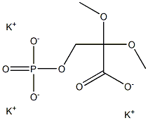 2,2-DiMethoxy-3-(phosphonooxy)propanoic Acid PotassiuM Salt CAS#: 40436-85-9