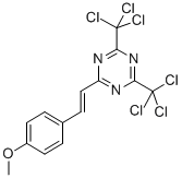 2,4-Bis(trichloromethyl)-6-(4-methoxystyryl)-1,3,5-triazine CAS#: 42573-57-9