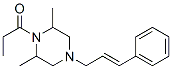 2,6-Dimethyl-1-(1-oxopropyl)-4-(3-phenyl-2-propenyl)piperazine CAS#: 4204-01-7
