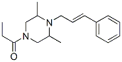 2,6-Dimethyl-4-(1-oxopropyl)-1-(3-phenyl-2-propenyl)piperazine CAS#: 4204-00-6