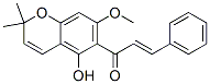 (2E)-1-(5-Hydroxy-7-methoxy-2,2-dimethyl-2H-1-benzopyran-6-yl)-3-phenyl-2-propen-1-one CAS#: 41724-53-2