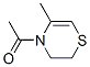 2H-1,4-Thiazine, 4-acetyl-3,4-dihydro-5-methyl- (9CI) CAS#: 40928-66-3