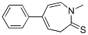 2H-Azepine-2-thione, 1,3-dihydro-1-methyl-5-phenyl- CAS#: 41789-85-9