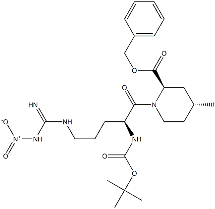(2R,4R)-1-[(2S)-2-[(tert-Butyloxycarbonyl)aMino]-5-[[iMino(nitroaMino)Methyl]aMino]-1-oxopentyl]-4-Methyl-2-piperidinecarboxylic Acid Benzyl Ester CAS#: 367952-82-7