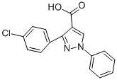 3-(4-CHLORO-PHENYL)-1-PHENYL-1H-PYRAZOLE-4-CARBOXYLIC ACID CAS#: 372107-14-7