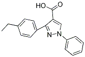 3-(4-ETHYLPHENYL)-1-PHENYL-1H-PYRAZOLE-4-CARBOXYLIC ACID CAS#: 372107-16-9