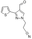 3-(4-FORMYL-3-THIEN-2-YL-1H-PYRAZOL-1-YL)PROPANENITRILE CAS#: 372107-06-7