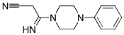 3-IMINO-3-(4-PHENYLPIPERAZINO)PROPANENITRILE CAS#: 338396-67-1