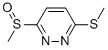 3-METHANESULFINYL-6-METHYLSULFANYL-PYRIDAZINE CAS#: 40953-90-0