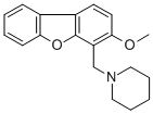 3-Methoxy-4-piperidinomethyldibenzofuran CAS#: 42840-15-3