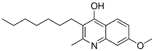 3-heptyl-4-hydroxy-7-methoxy-2-methylquinoline CAS#: 4939-34-8