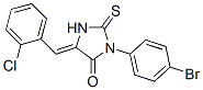 3-(p-Bromophenyl)-5-(2-chlorobenzylidene)-2-thioxo-4-imidazolidinone CAS#: 40747-64-6