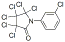 3,3,4,4,5,5-Hexachloro-1-(3-chlorophenyl)pyrrolidin-2-one CAS#: 41910-51-4
