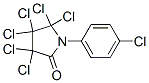 3,3,4,4,5,5-Hexachloro-1-(4-chlorophenyl)pyrrolidin-2-one CAS#: 41910-50-3