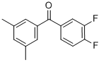 3,4-DIFLUORO-3',5'-DIMETHYLBENZOPHENONE CAS#: 845781-09-1