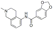 3,4-Methylenedioxy-N-(1,2,3,4-tetrahydro-2-methylisoquinolin-5-yl)benzamide CAS#: 41957-39-5