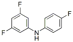 3,5-difluoro-N-(4-fluorophenyl)aniline CAS#: 403-80-5