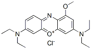 3,7-bis(diethylamino)-1-methoxyphenoxazin-5-ium chloride CAS#: 4444-00-2